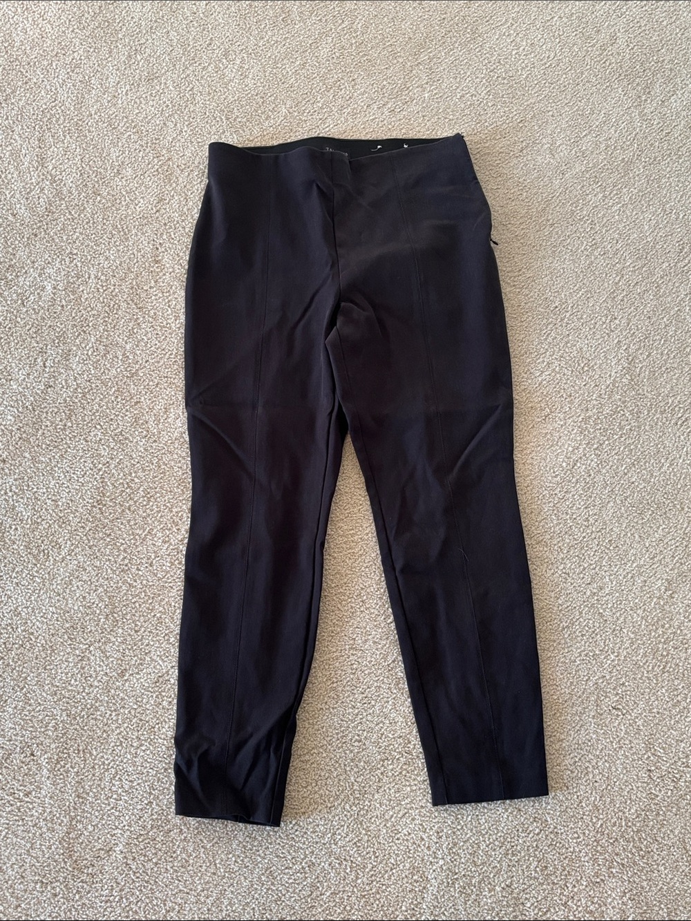 Talbots Sleek Black Portland Pant